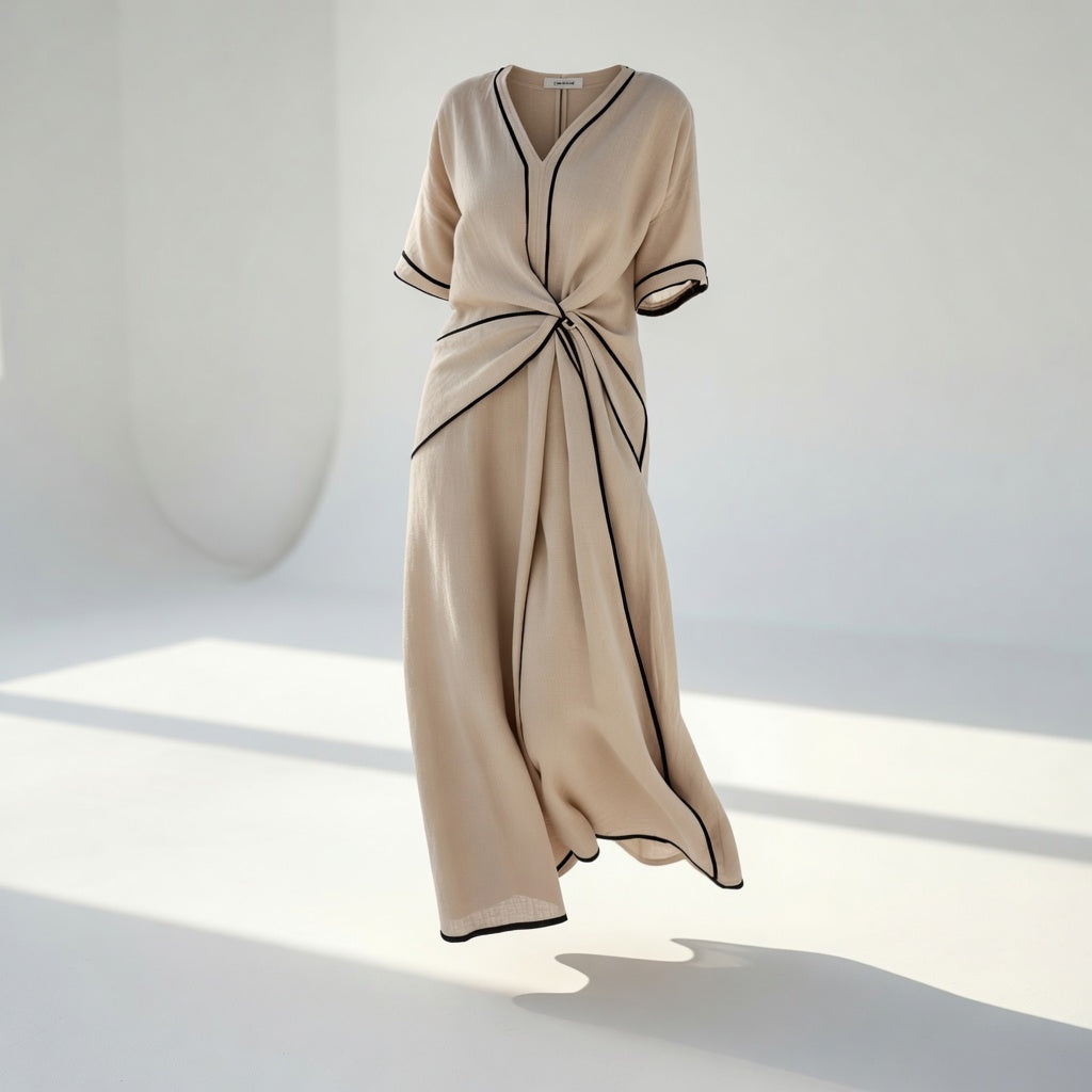 Vestido Nudo Arena