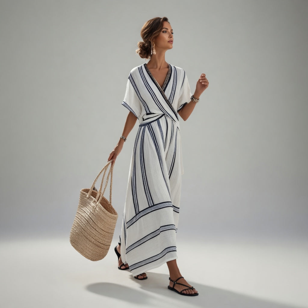 Vestido Rayas Marinero