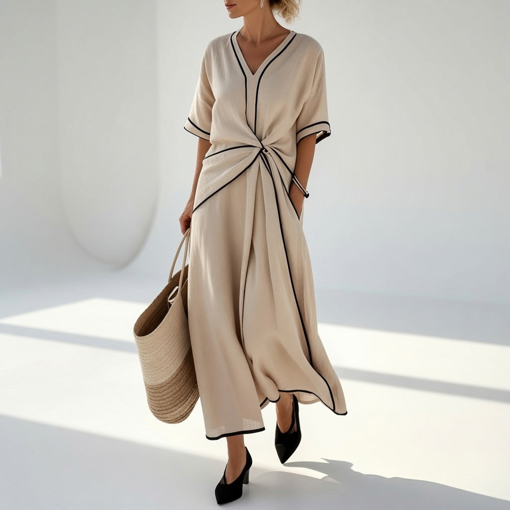 Vestido Nudo Arena