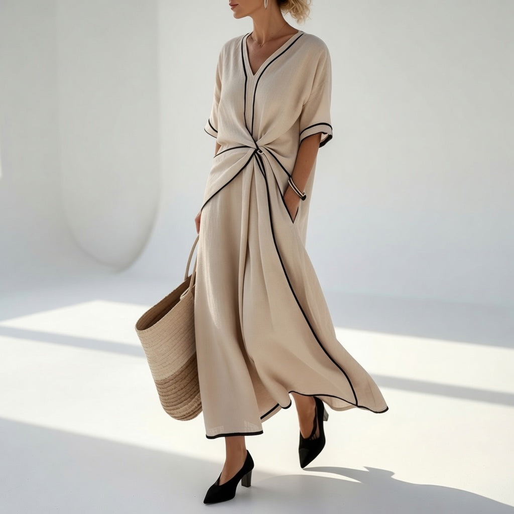 Vestido Nudo Arena